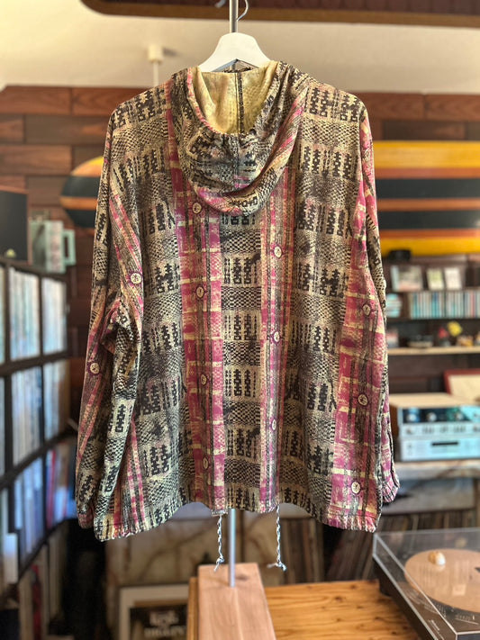 ~90s OCEAN PACIFIC PRINT ZIP JACKET