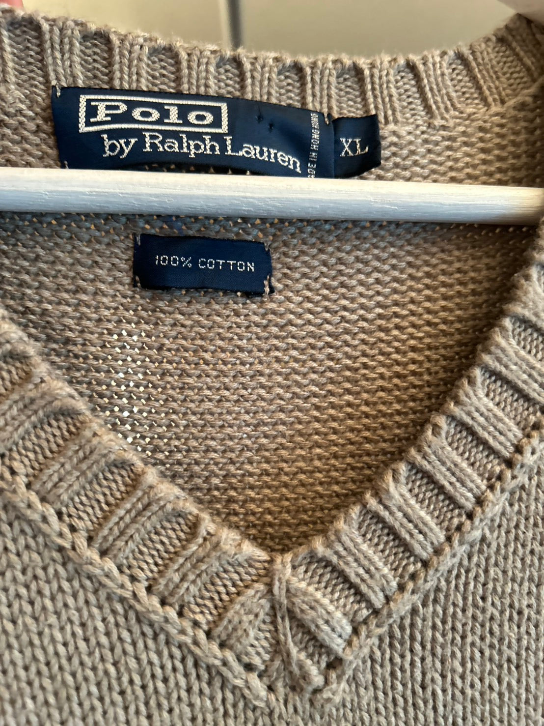 RALPH LAUREN COTTON KNIT VEST
