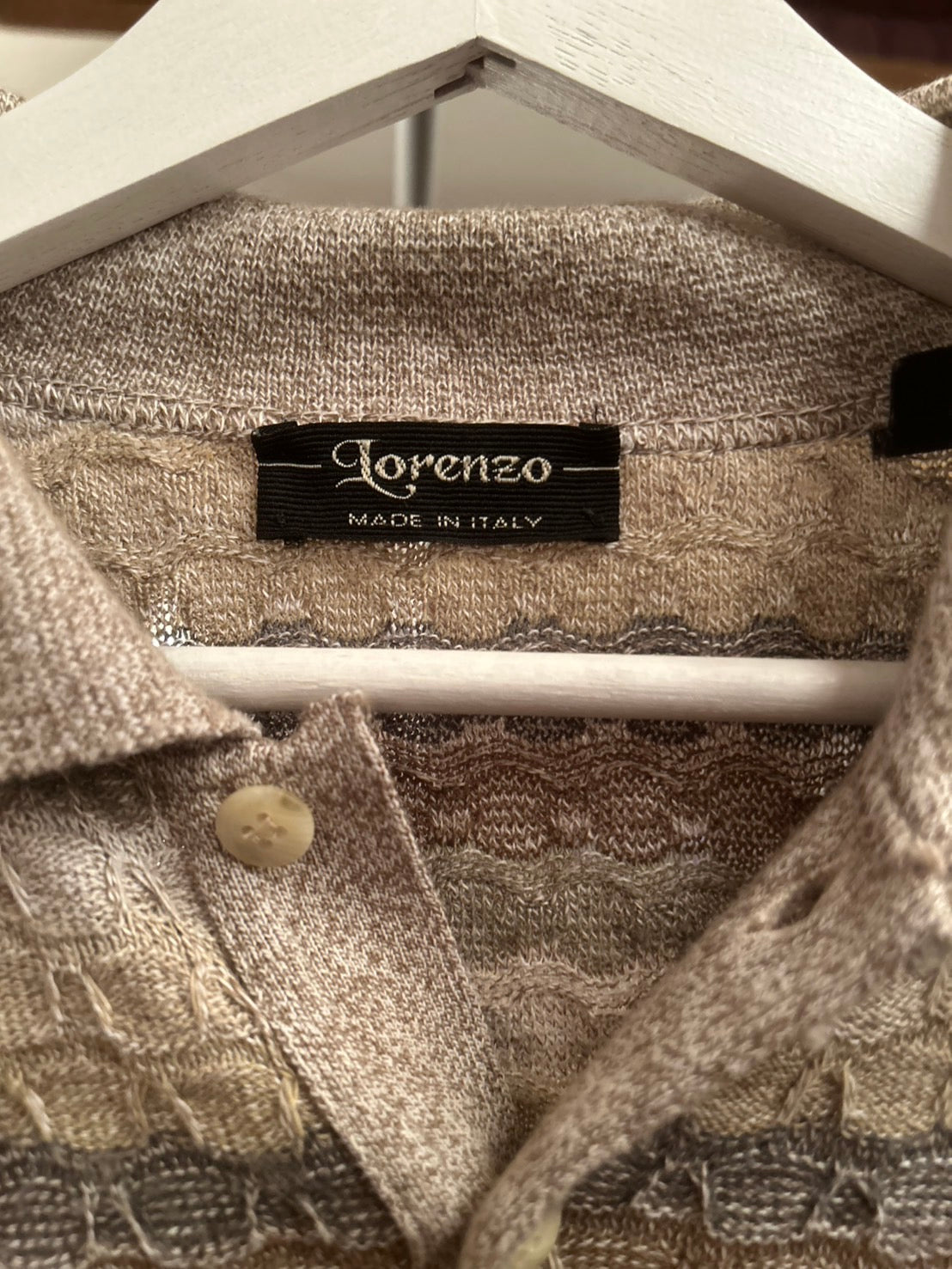 LORENZO BORDER KNIT MADE IN ITALY