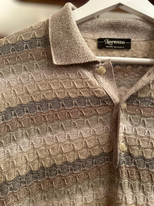 LORENZO BORDER KNIT MADE IN ITALY