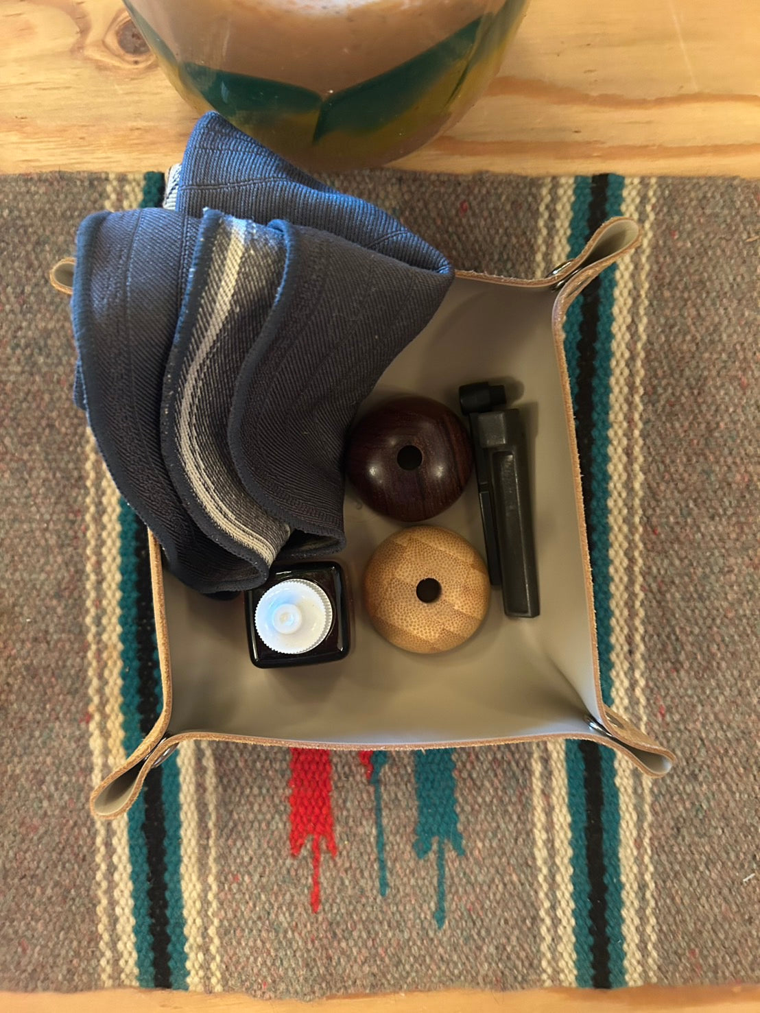 SmiveS LEATHER TRAY SMIDY