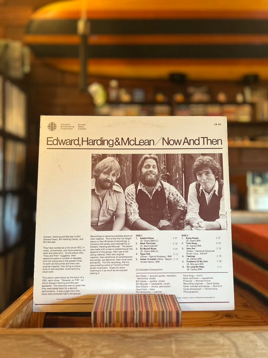 EDWARD, HARDING & McLEAN / NOW AND THEN