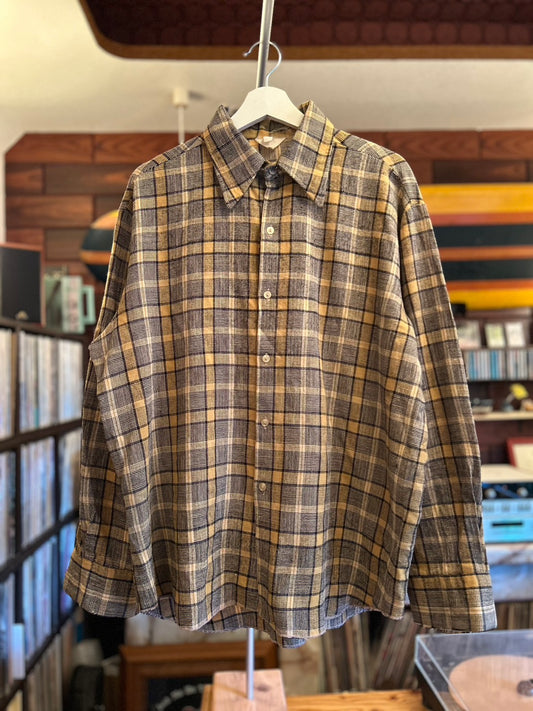 ~90s WOOL CHECK SHIRT