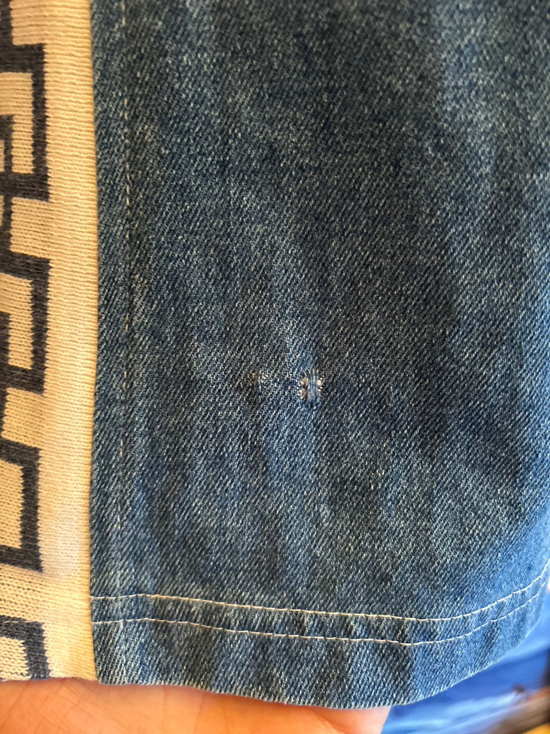 URBAN TOUCH DENIM ZIP SHIRT