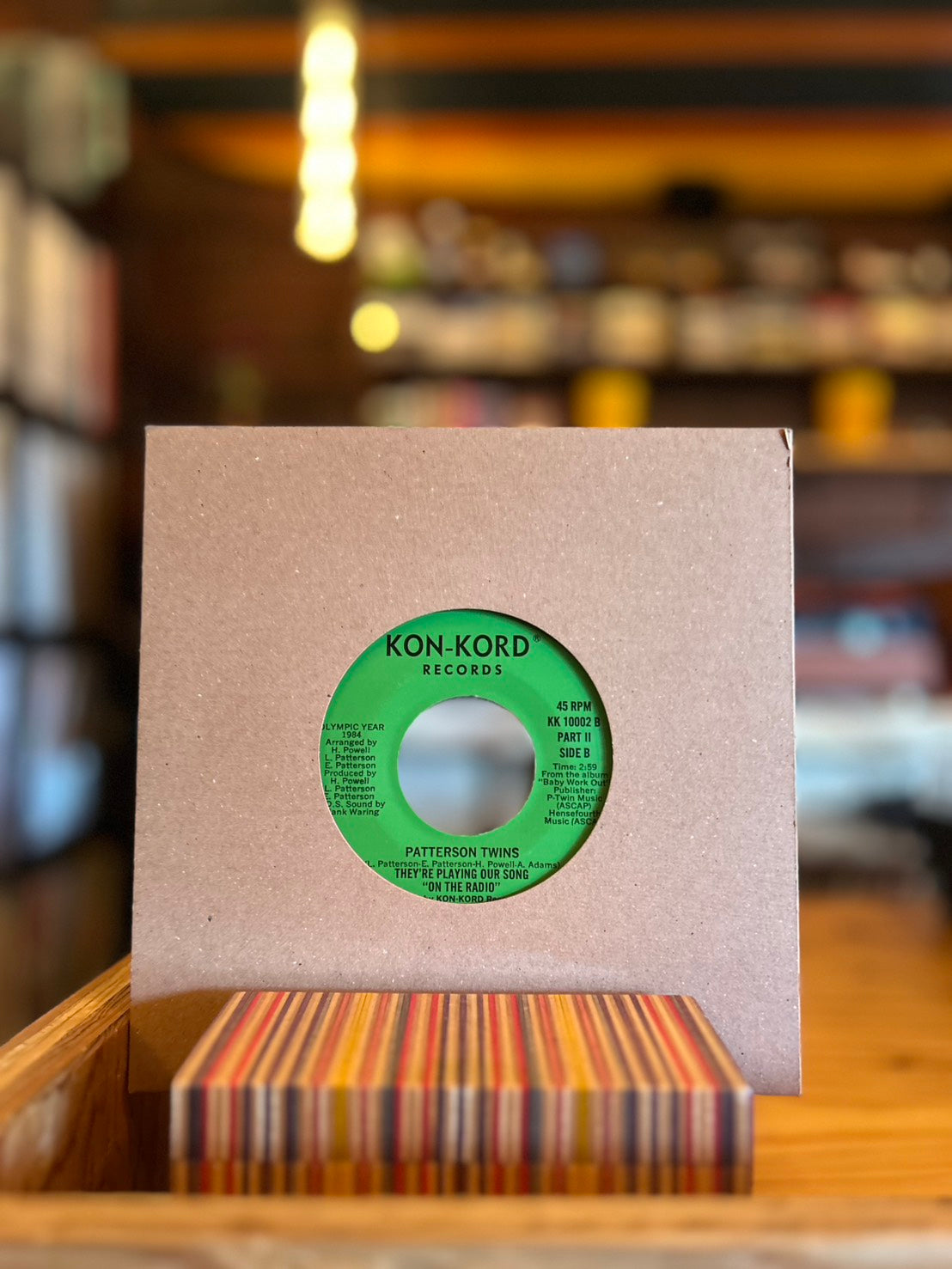 PATTERSON TWINS / THEY'RE PLAYING OUR SONG ON THE RADIO