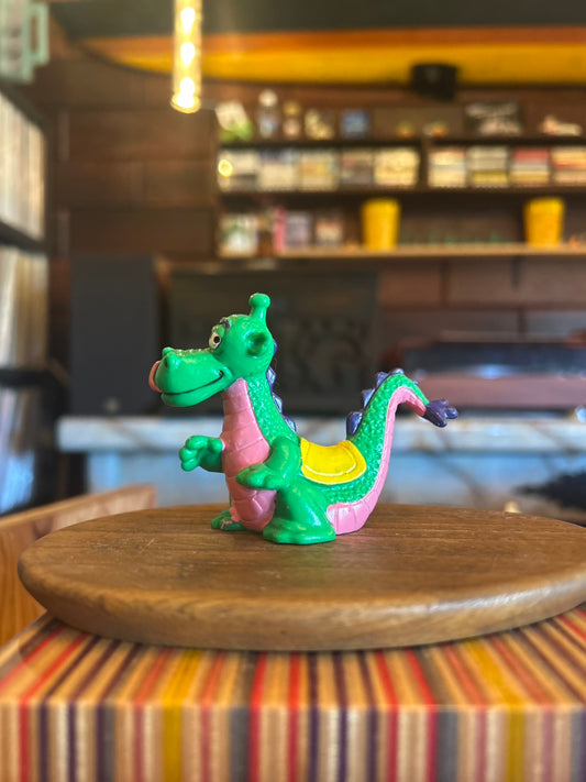 80s ASTRO SNIKS HAND PRINT PVC FIGURES DRAGON