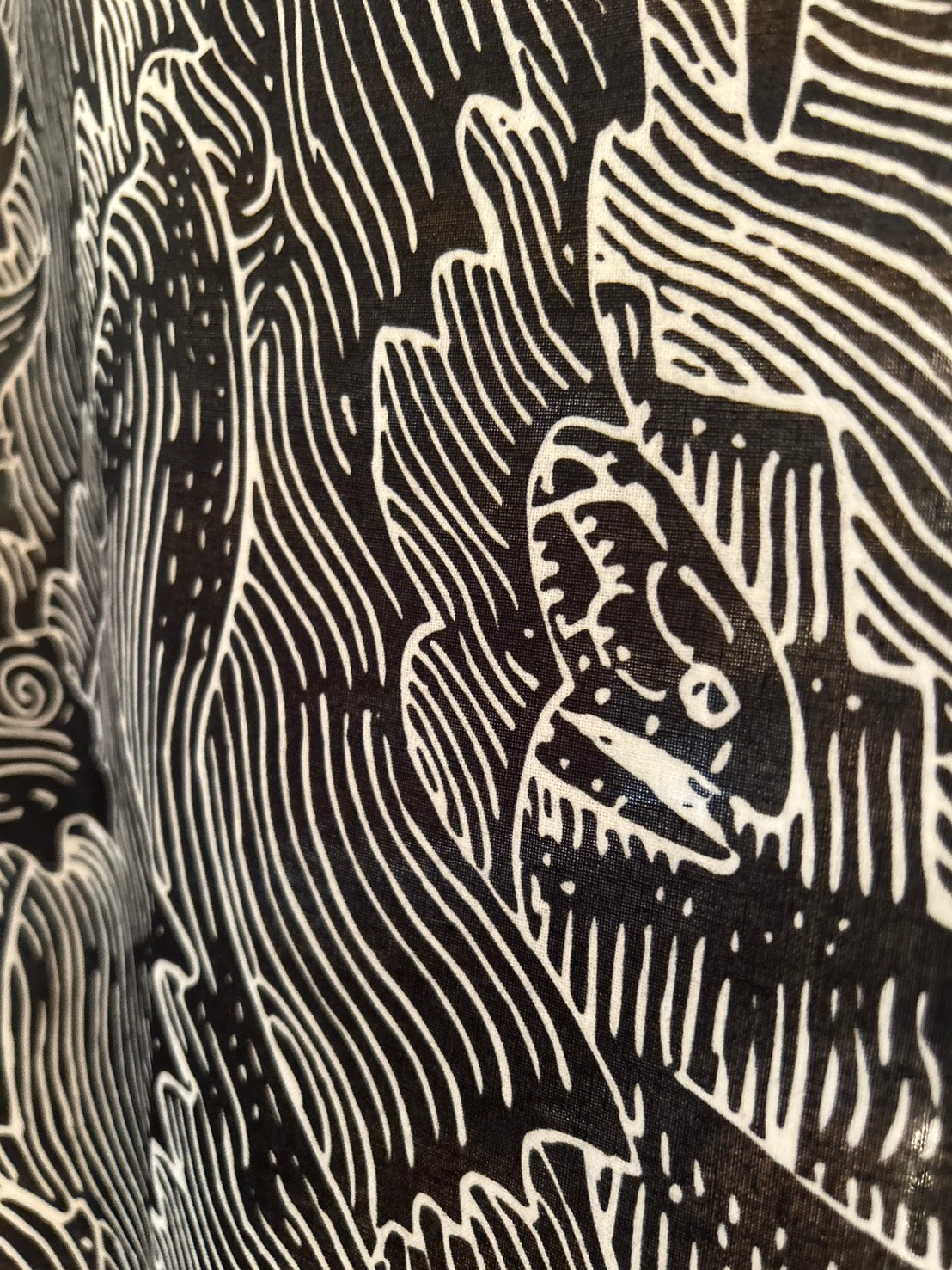 【 NEW 】RAY TROLL WAVE PATTERN TENUGUI
