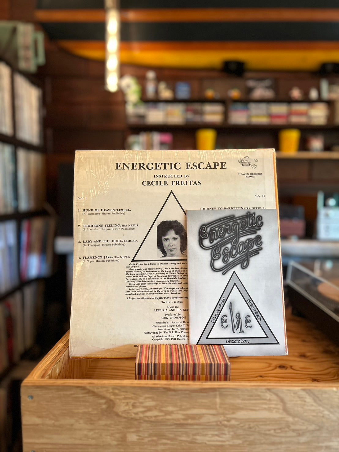 洋楽 Energetic Escape / Cecile Freitas / 1981 Cecile Freitas – Energetic Escape – Vinyl (LP, Album), 1981
