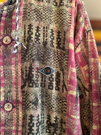 ～90s OCEAN PACIFIC PRINT ZIP JACKET