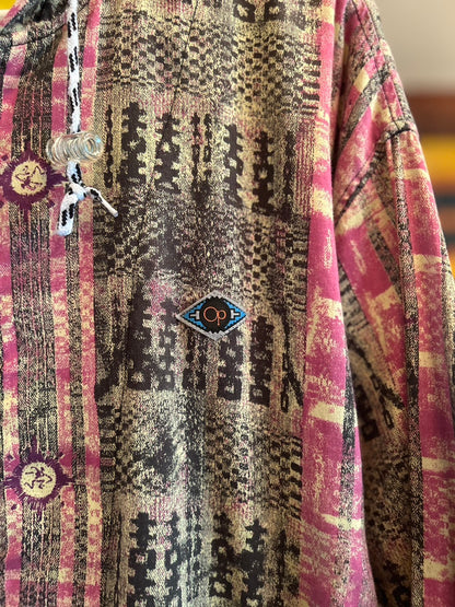 ～90s OCEAN PACIFIC PRINT ZIP JACKET
