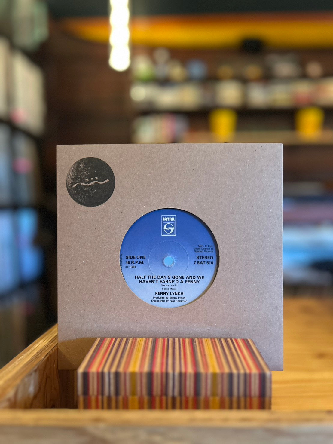 KENNY LYNCH / HALF THE DAY'S GONE AND WE HAVEN'T EARNE'D PENNY