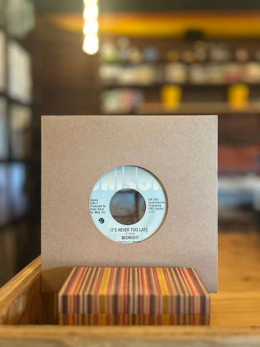 MIDNIGHT / IT'S NEVER TOO LATE
