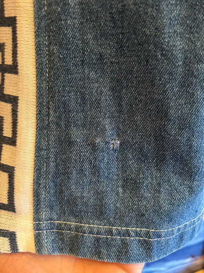 URBAN TOUCH DENIM ZIP SHIRT