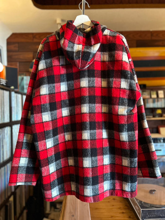 OAK POINTE CHECK PULLOVER HOODIE
