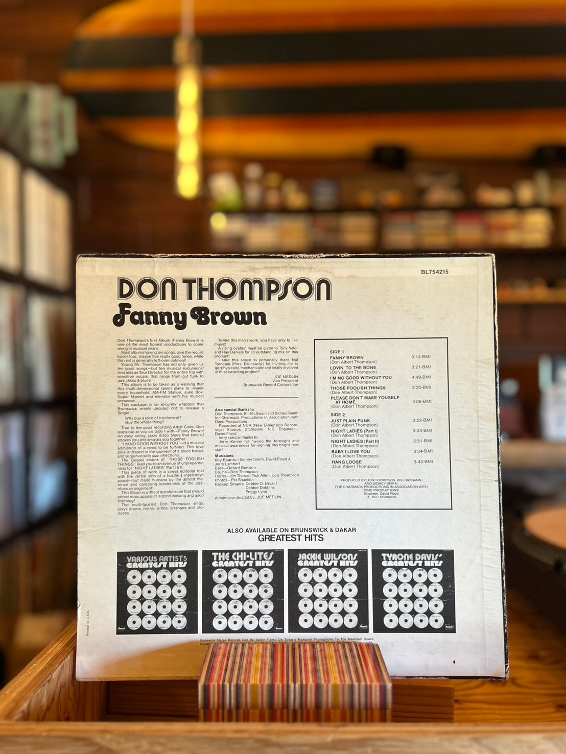 DON THOMPSON / FANNY BROWN
