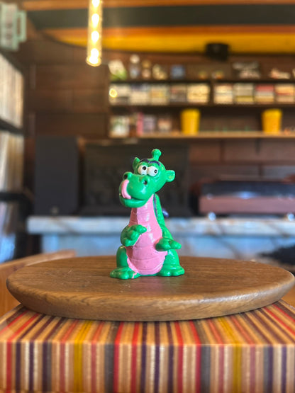 80s ASTRO SNIKS HAND PRINT PVC FIGURES DRAGON