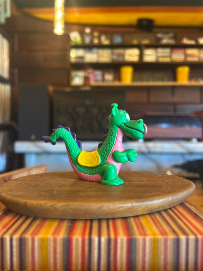 80s ASTRO SNIKS HAND PRINT PVC FIGURES DRAGON