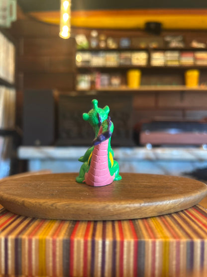 80s ASTRO SNIKS HAND PRINT PVC FIGURES DRAGON