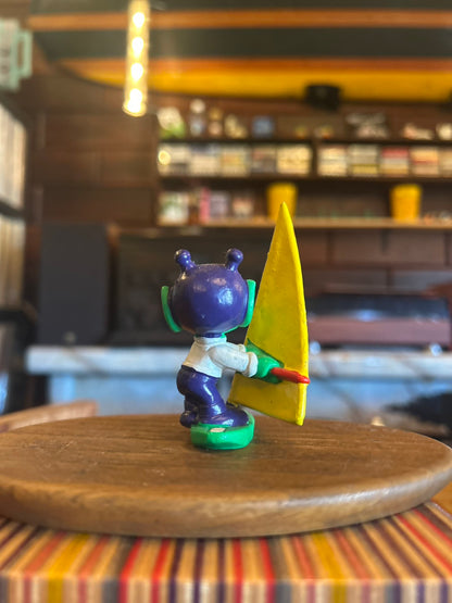 80s ASTRO SNIKS HAND PRINT PVC FIGURES WINDSURFING