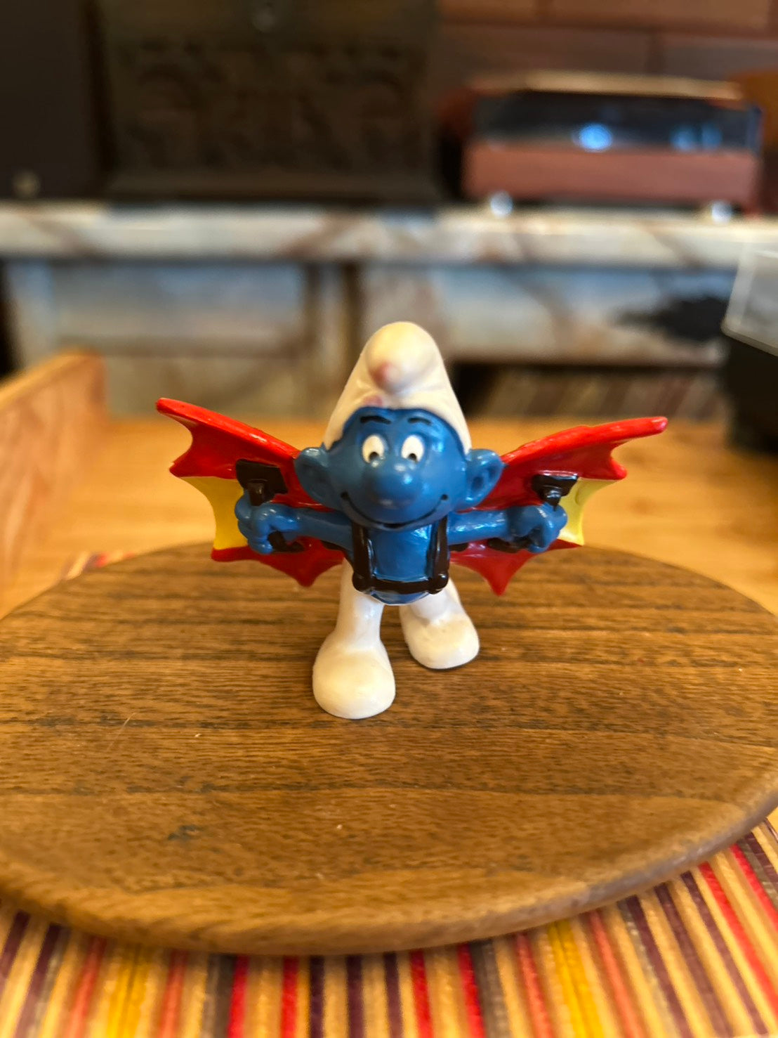 80s-90s SMURF PVC HANG GLIDER
