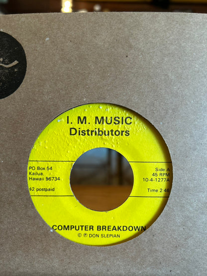 DON SLEPIAN / COMPUTER BREAKDOWN