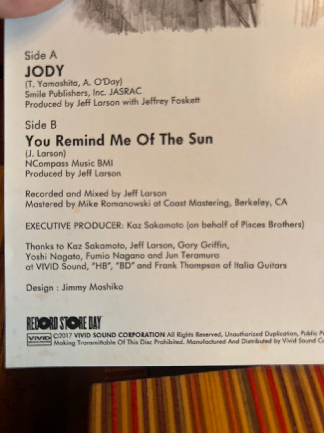 JEFFREY FOSKETT / JODY