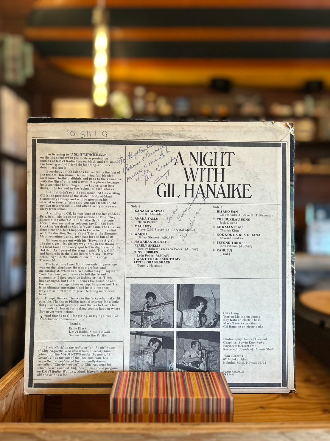 GIL HANAIKE / A NIGHT WITH GIL HANAIKE
