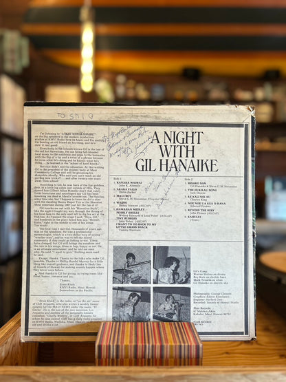 GIL HANAIKE / A NIGHT WITH GIL HANAIKE