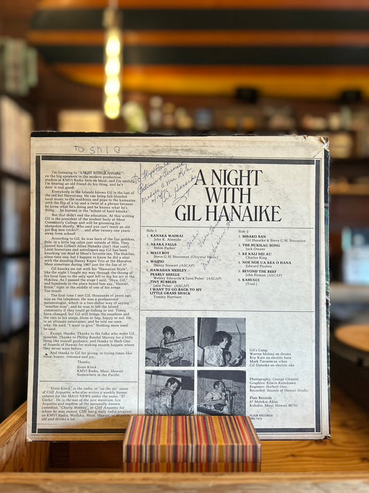 GIL HANAIKE / A NIGHT WITH GIL HANAIKE