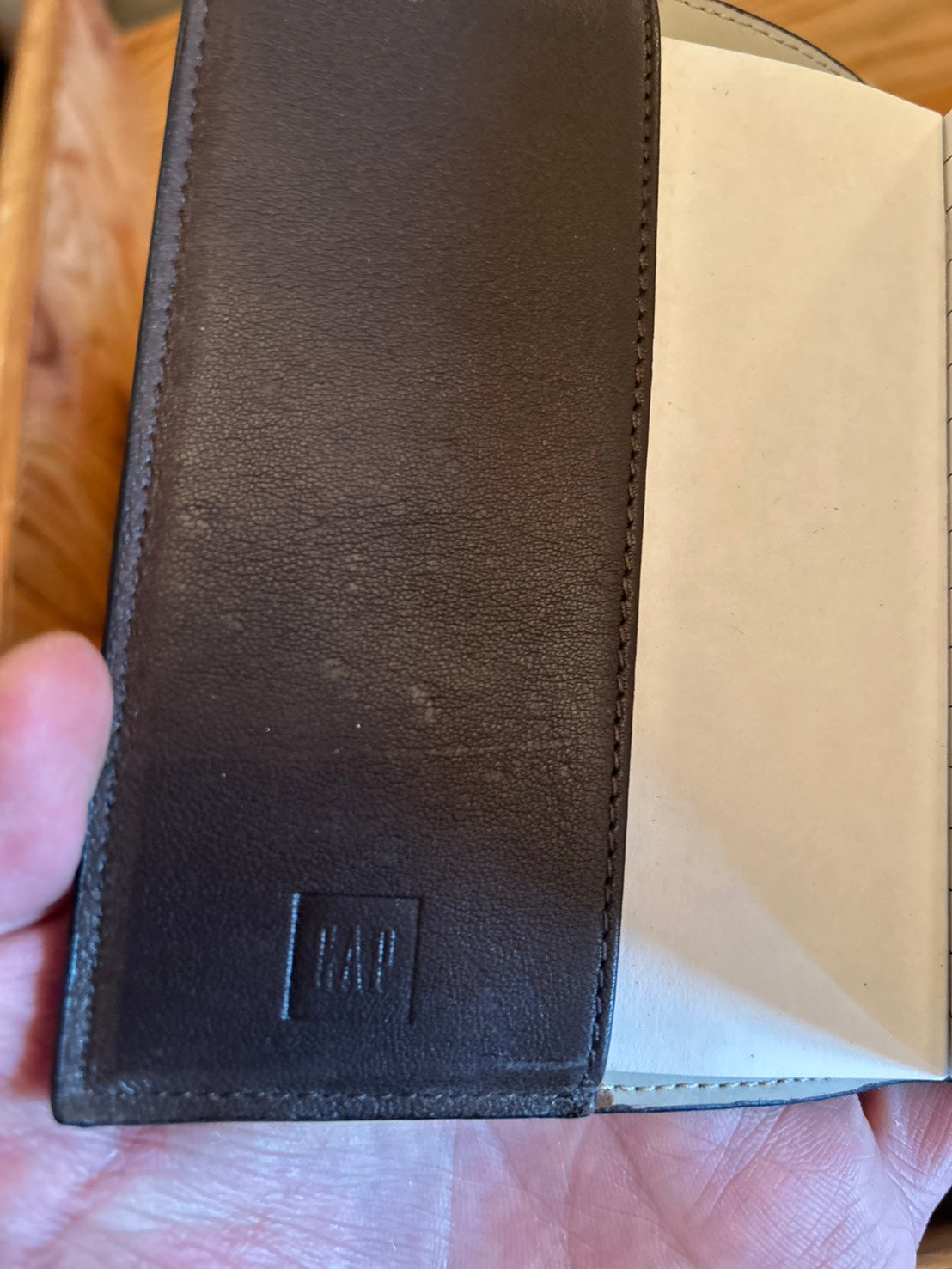 ～00s GAP LEATHER TRAVELERS NOTE