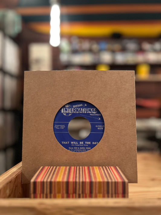 KEN & KAROL CRAIG with THE LAWRENCE BROS COMBO / I DREAMED YOU'D GONE