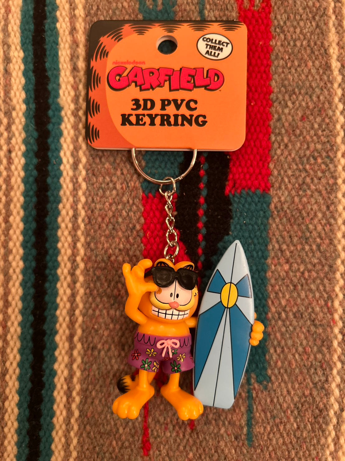NEW GARFIELD 3D PVC KEYRING