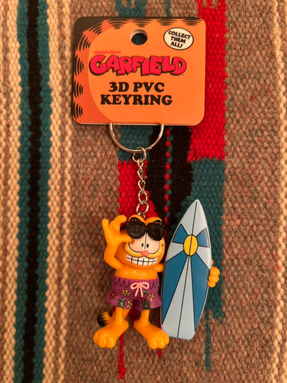 NEW GARFIELD 3D PVC KEYRING