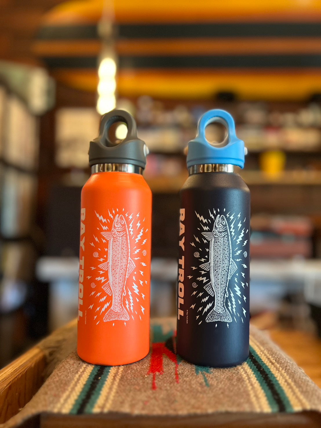 【 NEW 】RAY TROLL×REVOMAX  12oz(Slim) BOTTLE "ELECTRIC FISH"