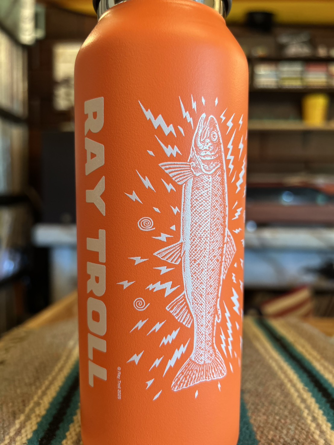 【 NEW 】RAY TROLL×REVOMAX  12oz(Slim) BOTTLE "ELECTRIC FISH"