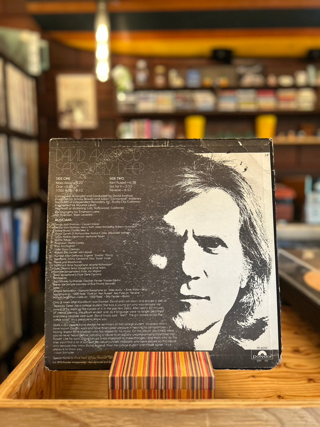 DAVID AXELROD / SERIOUSLY DEEP