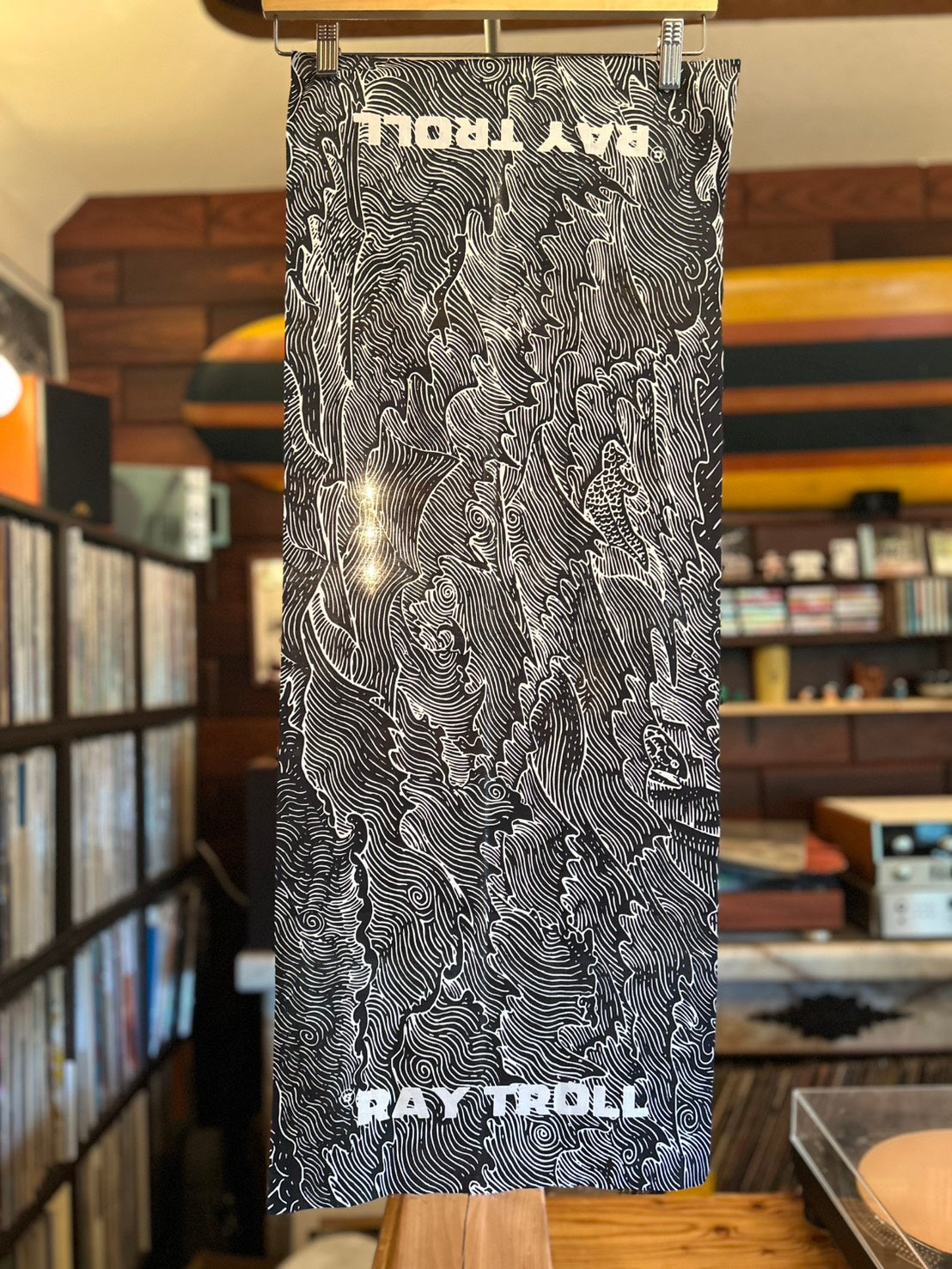 【 NEW 】RAY TROLL WAVE PATTERN TENUGUI
