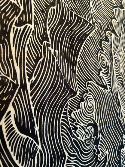 【 NEW 】RAY TROLL WAVE PATTERN TENUGUI