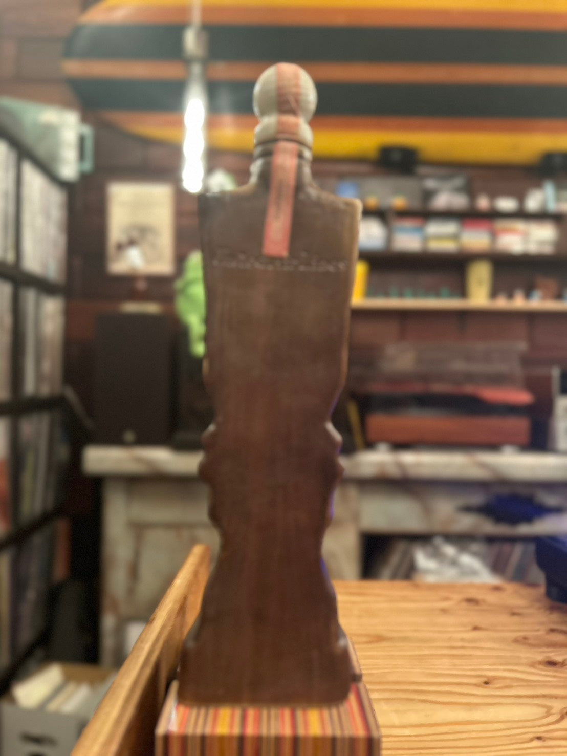 1974s JIM BEAM HAWAIIAN OPEN "TIKI" DECANTER