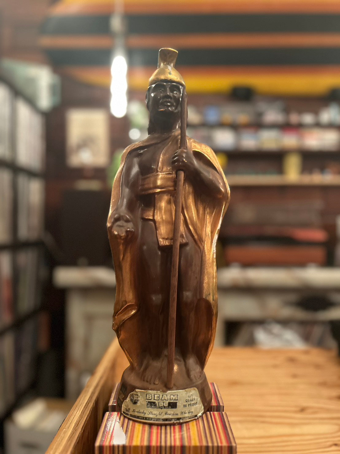 1970s JIM BEAM HAWAIIAN OPEN "KING KAMEHAMEHA" DECANTER