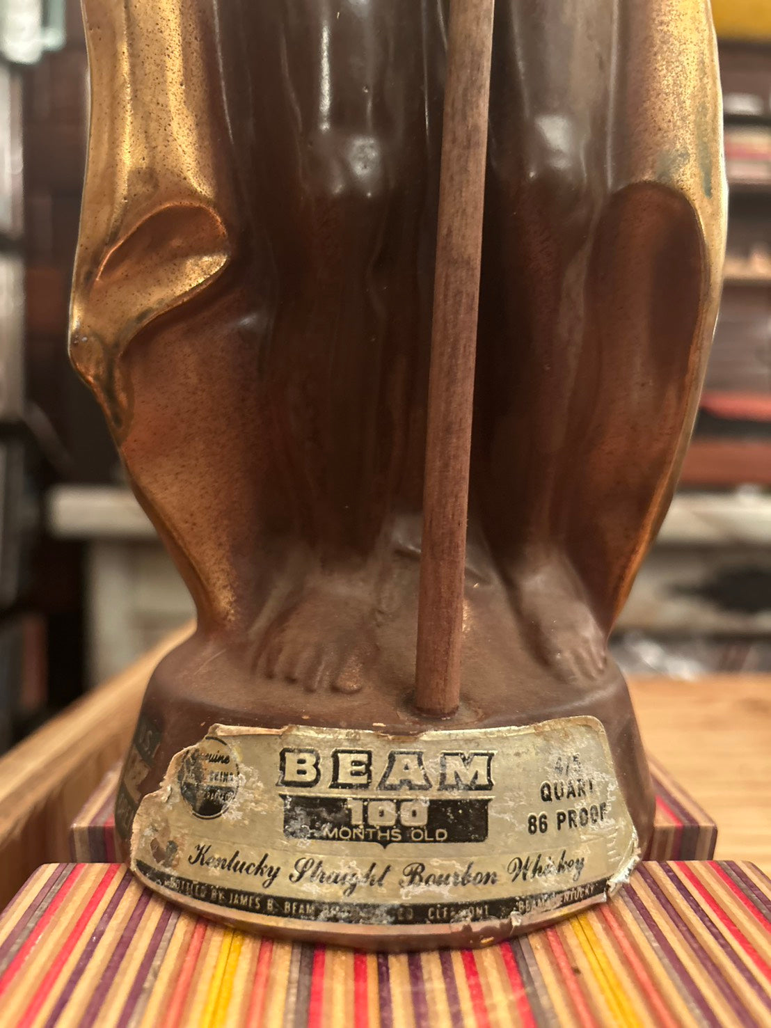 1970s JIM BEAM HAWAIIAN OPEN "KING KAMEHAMEHA" DECANTER