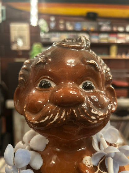 1975s JIM BEAM HAWAIIAN OPEN "MENEHUNE" DECANTER
