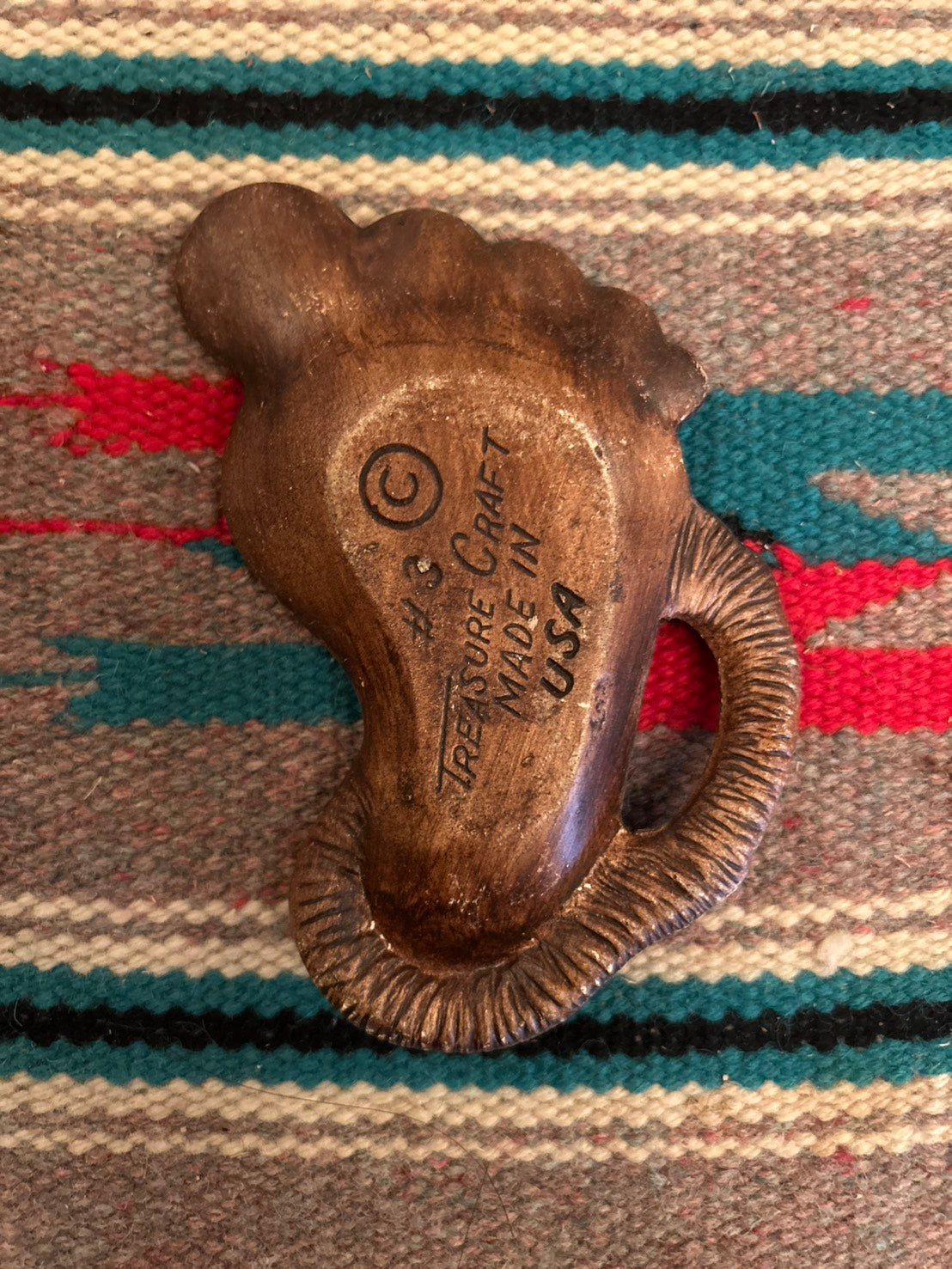 60s  TREASURE CRAFT USA "FOOT" TREY