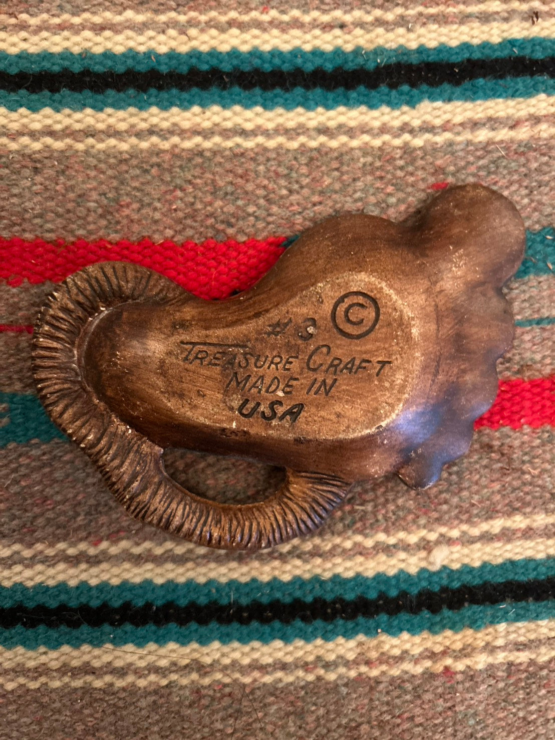 60s  TREASURE CRAFT USA "FOOT" TREY