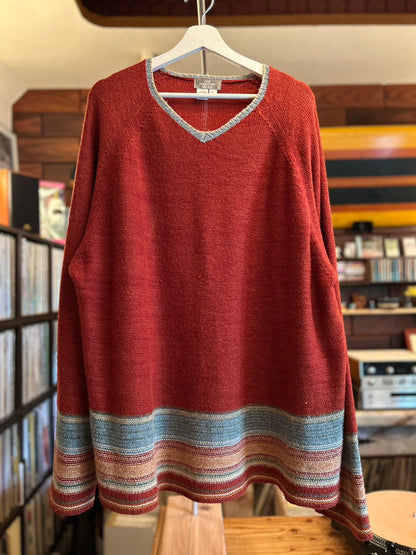 90s～00s THE TERRITORY AHEAD V-NECK KNIT