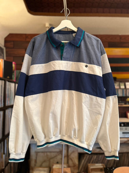 PIERRE CARDIN MULTI L/S  POLO SHIRT
