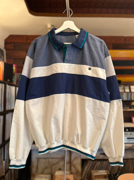 PIERRE CARDIN MULTI L/S  POLO SHIRT