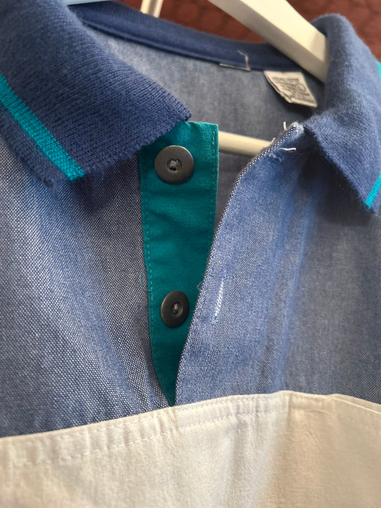 PIERRE CARDIN MULTI L/S  POLO SHIRT