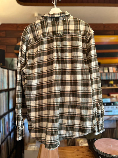 ORVIS L/S CHECK HEAVY NEL SHIRT "SmiveS WAPPEN" ①
